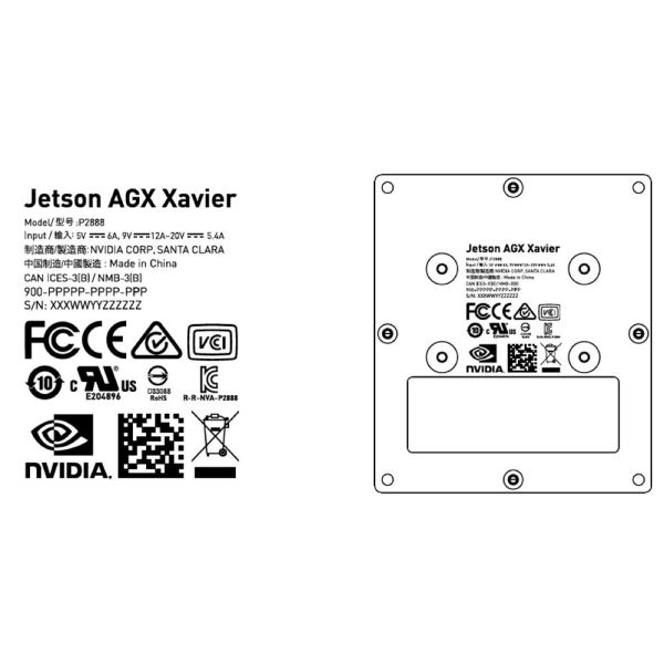 AGX Xavier Industrial Embedded Nvidia Gpu Chip Processor For Self Driving