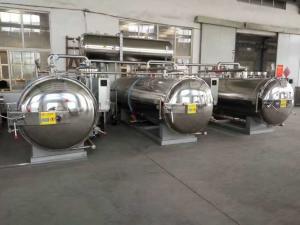 Industrial Food Sterilizer Autoclave High Temperature Water Bath Customized Voltage