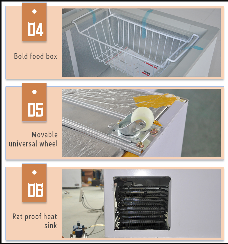 220L Deep Chest Freezer R600A Refrigerant ROHS Certificate