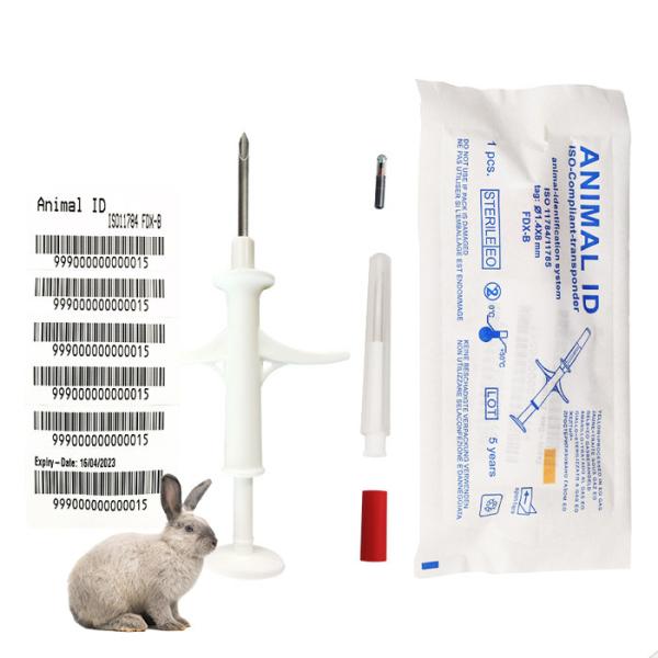 Quality 134.2KHz Pet ID Microchip Syringe Injectable Transponders In Animal Identification for sale