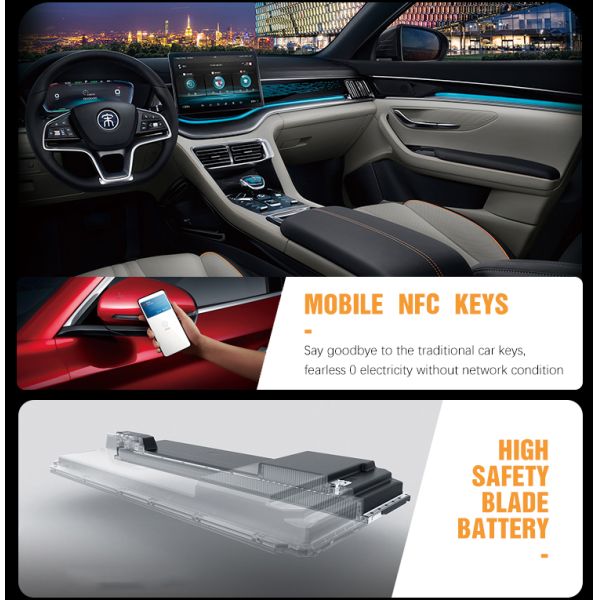 2023 Byd Song Electric Suv Small 4-Person Battery-Operated Car with 380 KW Power Type and 30Min Charging Time