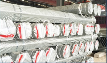 Welded Schedule 40 Hot Dipped Galvanized Steel Pipe BS 1387 MS For Construction