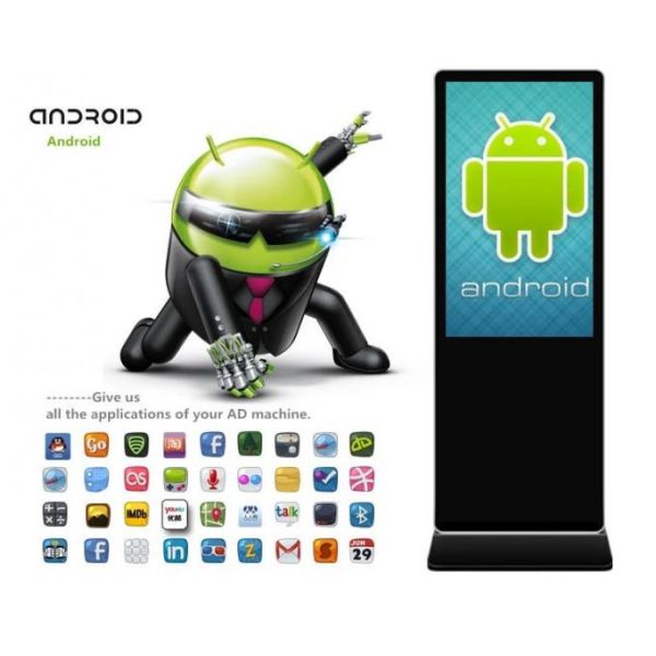 Touchscreen Kiosks Indoor  LCD Signage Advertising For Retail Store 1