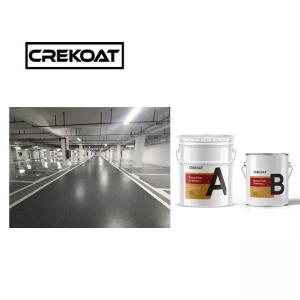 Visibility Grey Epoxy Floor Paint Poured Top Coat Concrete Coatings Strength