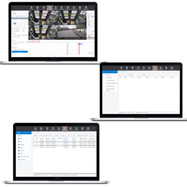 Durable WIFI GPS Mobile DVR 2 Channel Digital Video Recorder G Sensor CE Approval