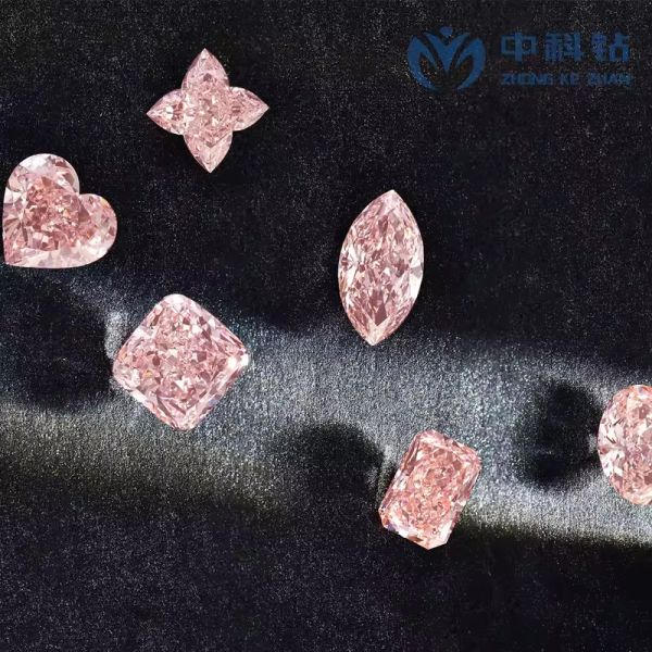 ZKZ Diamonds Pink Collections Synthetic Man Made Lab Grown Diamonds CVD 1ct Pear VS1 EX IGI for Rings Pendants Earrings