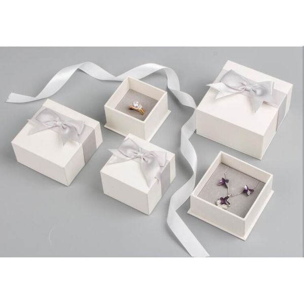 Leather Gift Packing Box Small Jewelry Gift Box Packaging With Logo And Personalization