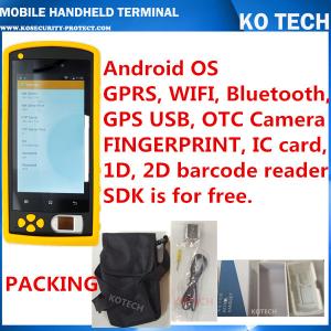 China KO-HM606 Handheld Rfid Fingerprint Sensor Barcode Reader wholesale