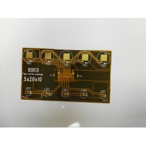 China Customize single side flexible printed circuit board with contact pads wholesale
