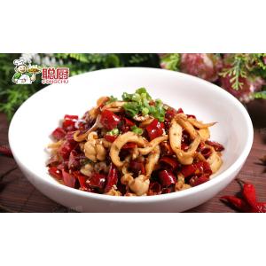 China Delicious Frozen Prepared Meals Nutritious Cooked Squid Seafood 130g wholesale