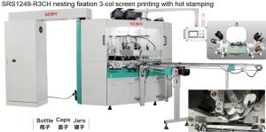 China 6bar Automatic Screen Printer , 380V 4 Station Screen Printing Machine wholesale