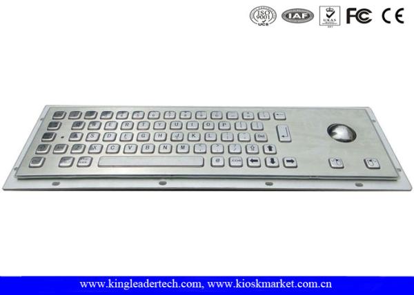 Quality Kiosk Keyboard And Trackball Keyboard Stainless Steel With Pointing Devise for sale