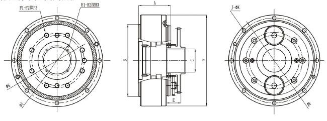 Direct Output Reducer Cycloidal Gearbox Same Quality Model Nabtesco RV-100C