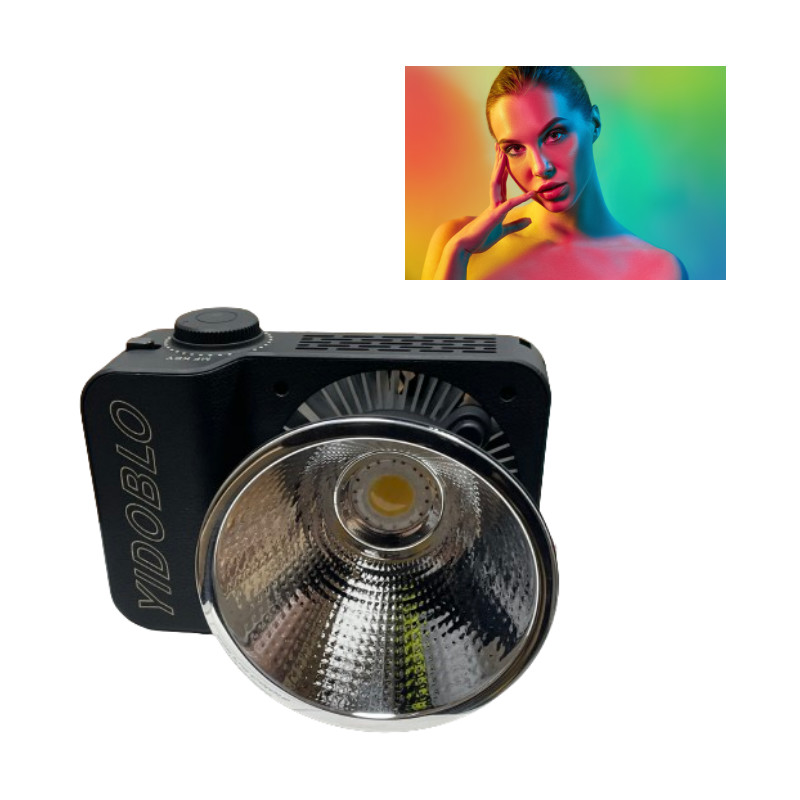 Yidoblo RGB ZC-60C 60w cob led camera light 6000lux 12 lighting effects Camera Studio Led Video Light COB