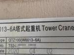 20 Years Zoomlion 6013-6 Tower Crane with GS Certification and Spare Parts