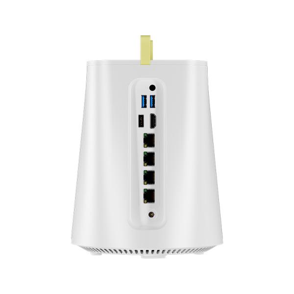 Quality AMD Athlon 300U 3050E 4 LAN NAS Firewall Mini PC With DDR4 64G And Fan For Router for sale