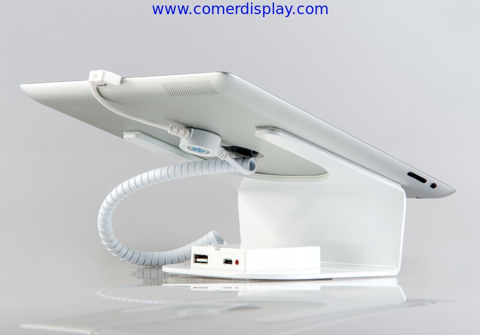 COMER Anti theft Stand Security Alarm Holder Bracket for Tablet PC display solutions