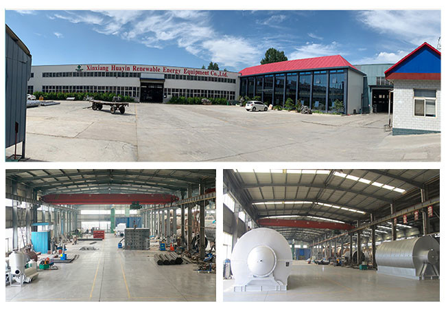 High Efficiency Waste Tyre Pyrolysis Plant 10T Turning Tyres Into Diesel Fuel