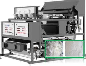 16 Mesh - 1cm Quartz Color Sorter Precise Target Mineral Sorting Machine 3100Kg