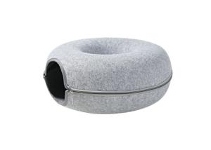 Four Seasons Universal Felt Pet Cave Tunnel Type Double Layer Compound Design