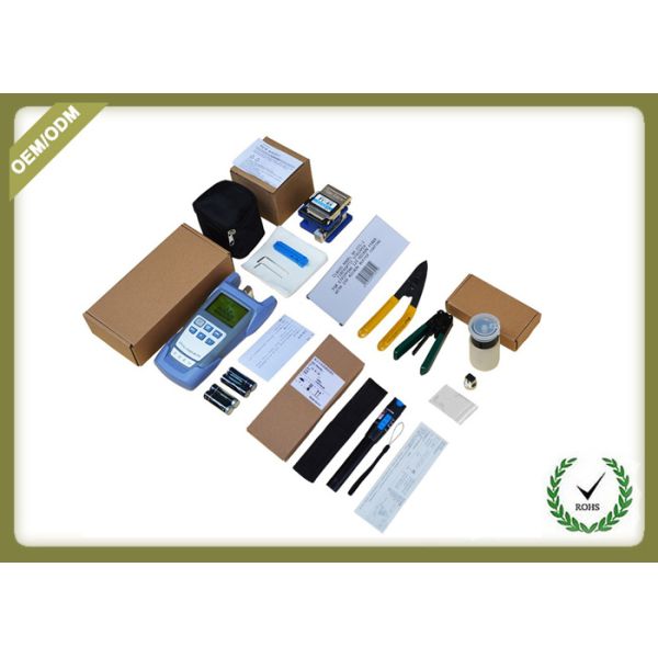 Full Set FTTH Tool Kit With Fiber Optic Cleaver FC - 6S / Optical Power Meter
