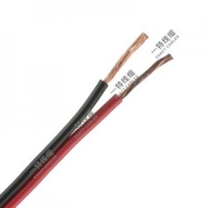2X2.0 Clear Transparent Red/Black BC TC CCA TCCA PVC Insulation Loudspeaker Speaker Cable