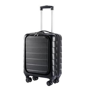 China 190D Polyester Black ODM ABS Hard 4 Wheel Suitcase wholesale