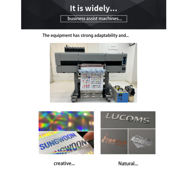 Effortlessly Print Stickers with Andemes A1 60CM UV DTF Printer's Superior Technology