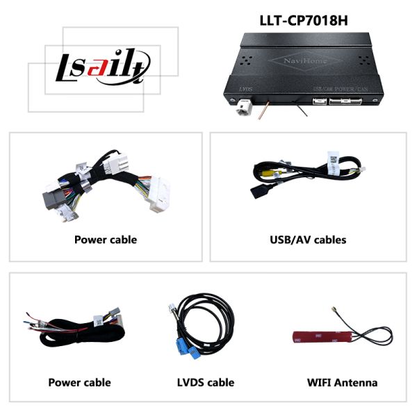 Wireless CarPlay Decoder for Lexus LX LX570 LX460d 2017-2022 Revese Camera Video Interface