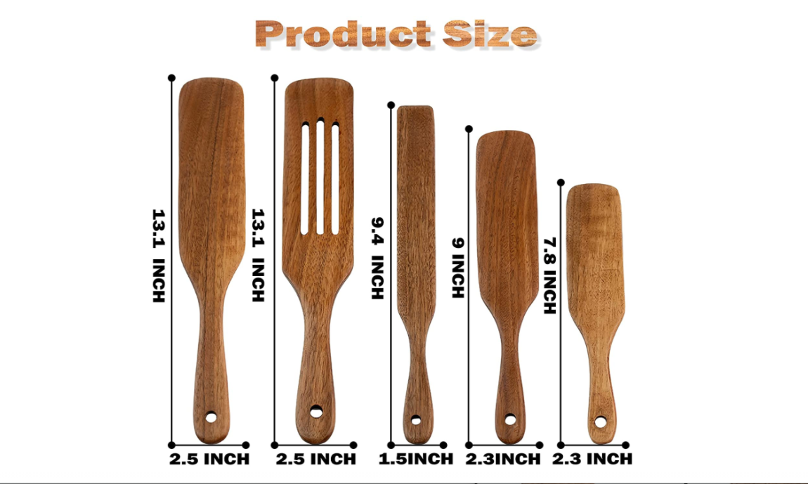ODM Acacia Wood Kitchen Utensils Odorless Multifunctional