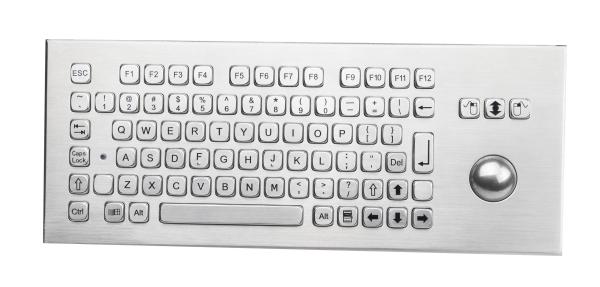 Quality Dust Proof Stainless Steel Keyboard SS Vandal Resistant Keyboard for sale