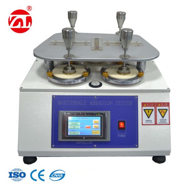 Quality ASTM D4970 Touch Screen Texitle Abrasion Resistance Testing Machine for sale