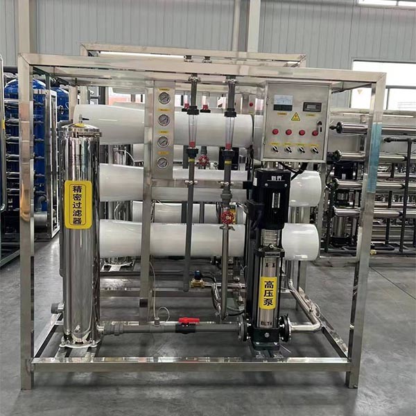Automatic 3 ton of double-stage reverse osmosis equipment for Industrial Applications