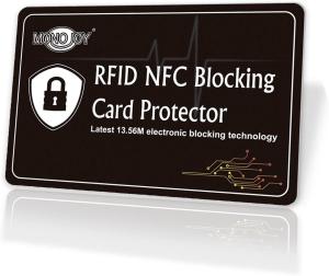 China Passport Rfid Blocking Credit Card Protector Smooth Design EMI Shielding wholesale