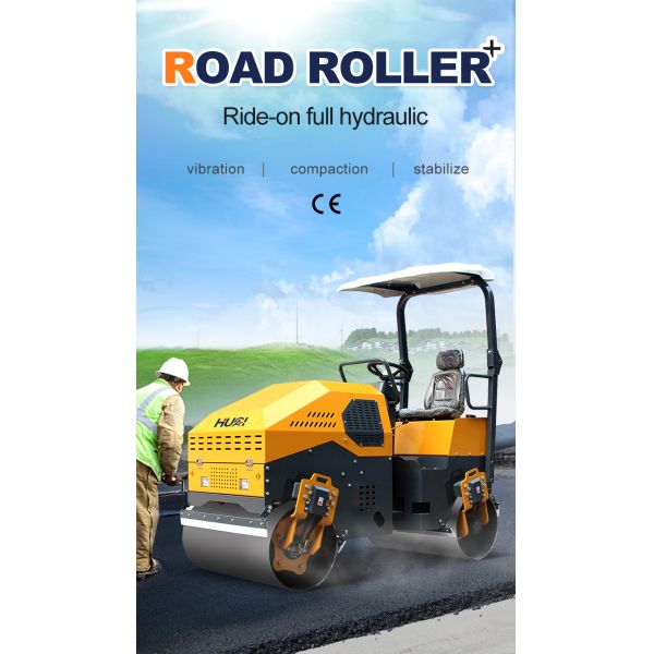 High Grade 40% Ability Double Drum Vibratory Compactor Roller for Road Compacting