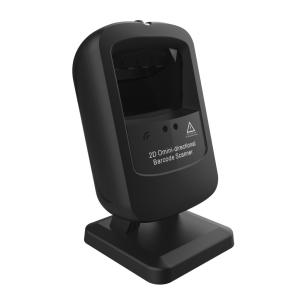 China Desktop Wired USB 1D 2D Barcode Qr Code Reader Omnidirectional Barcode Scanner Platform wholesale