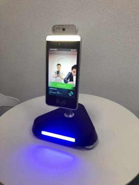 Quality AI Smart Body Non Contact Face Recognition Camera Scanner 8 Inch IPS LCD Screen for sale