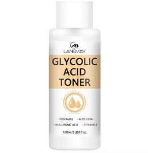 Private Label Beauty Products Face Care Refreshing Texture Hyaluronic Acid Lightening Anti-aging Glycolic Acid Toner for Face