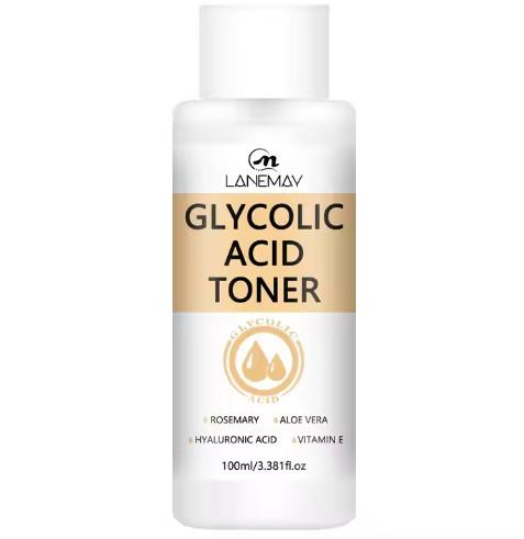 Quality Private Label Beauty Products Face Care Refreshing Texture Hyaluronic Acid Lightening Anti-aging Glycolic Acid Toner for Face for sale
