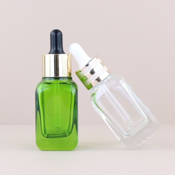 2ml 3ml 5ml 10ml Round Glass Dropper Bottle Small Mini Frosted Glass Essential Oil Bottle With NBR Dropper