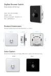 Glomarket Smart Home Dimmer Switch Tuya Zigbee Voice Control Knob Dimming Adjust