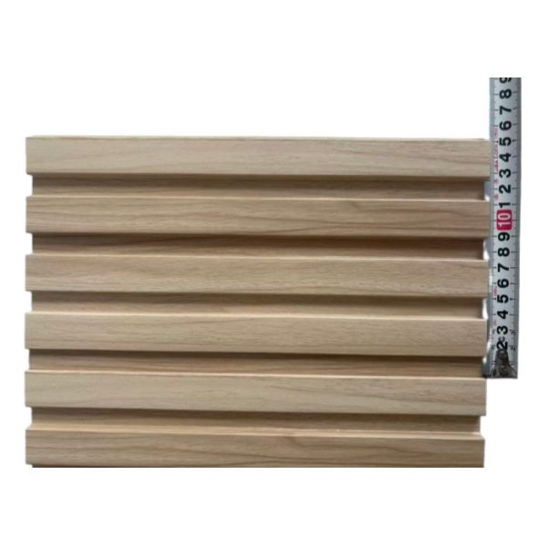 160*24mm WPC Fluted Louver Wall Panel Interior Stain Proof