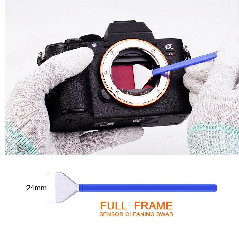 Microfiber Head Camera Full Frame Sensor Cleaning Swabs