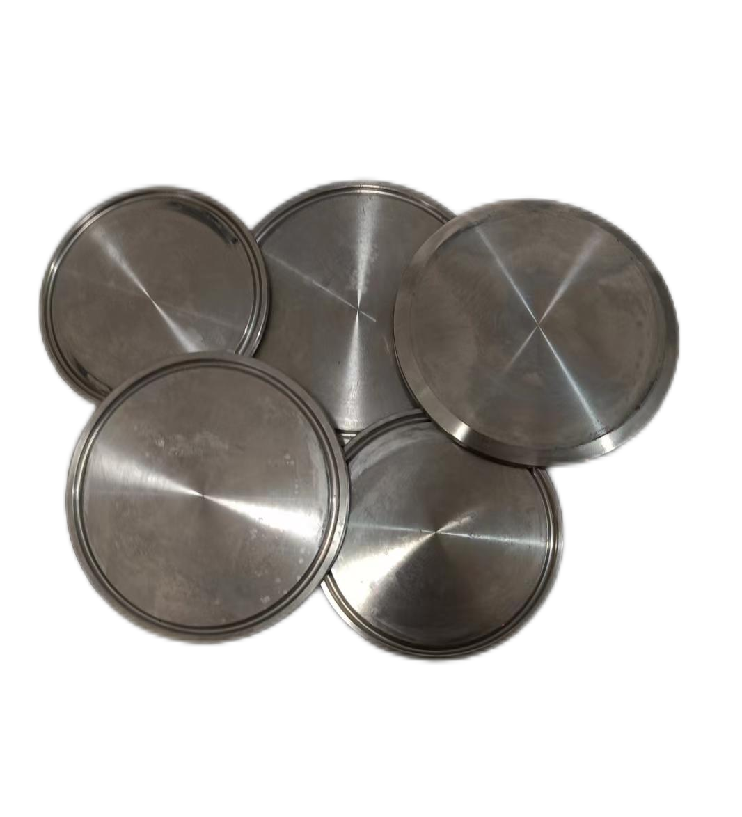 Titanium Pipe End Cap ANSI B16.9 GB/T 12459 Dia 100 - 200mm X 3 -5mm