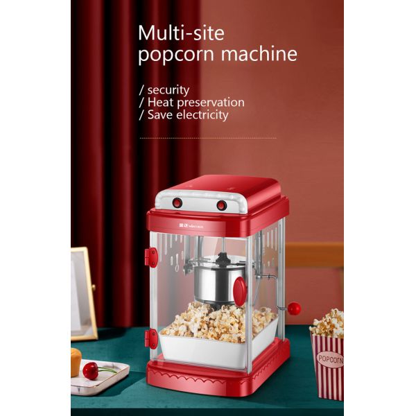330W Home Popcorn Maker Machine Explosive Spherical Butterfly Shape