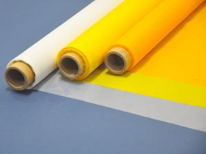 China 165T 420 Mesh Polyester Screen Printing Mesh Color Yellow White 165cm Width on sale