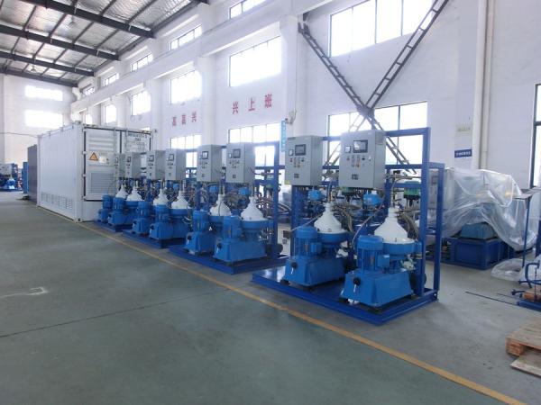 Quality 3000 - 9000 L/H Automatic PLC Centrifugal Oil Separator For HFO Power Plant for sale