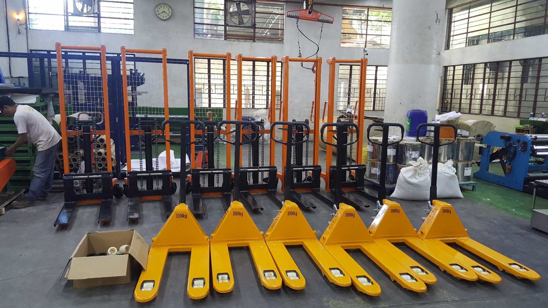 Kad 1000kg 1500kg 2000kg 2500kg 3000kg low priced manual stacker hand lifting hand hydraulic forklift lifting