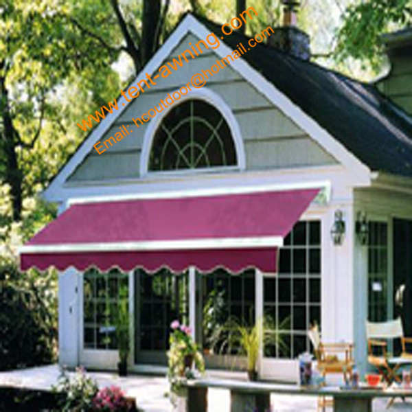 Outdoor Balcony Motorized Remote Control Retractable Awnings