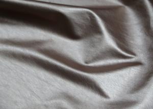 China Ladies ' Garment PU Synthetic Leather Handfeeling For Clothing Fabric wholesale